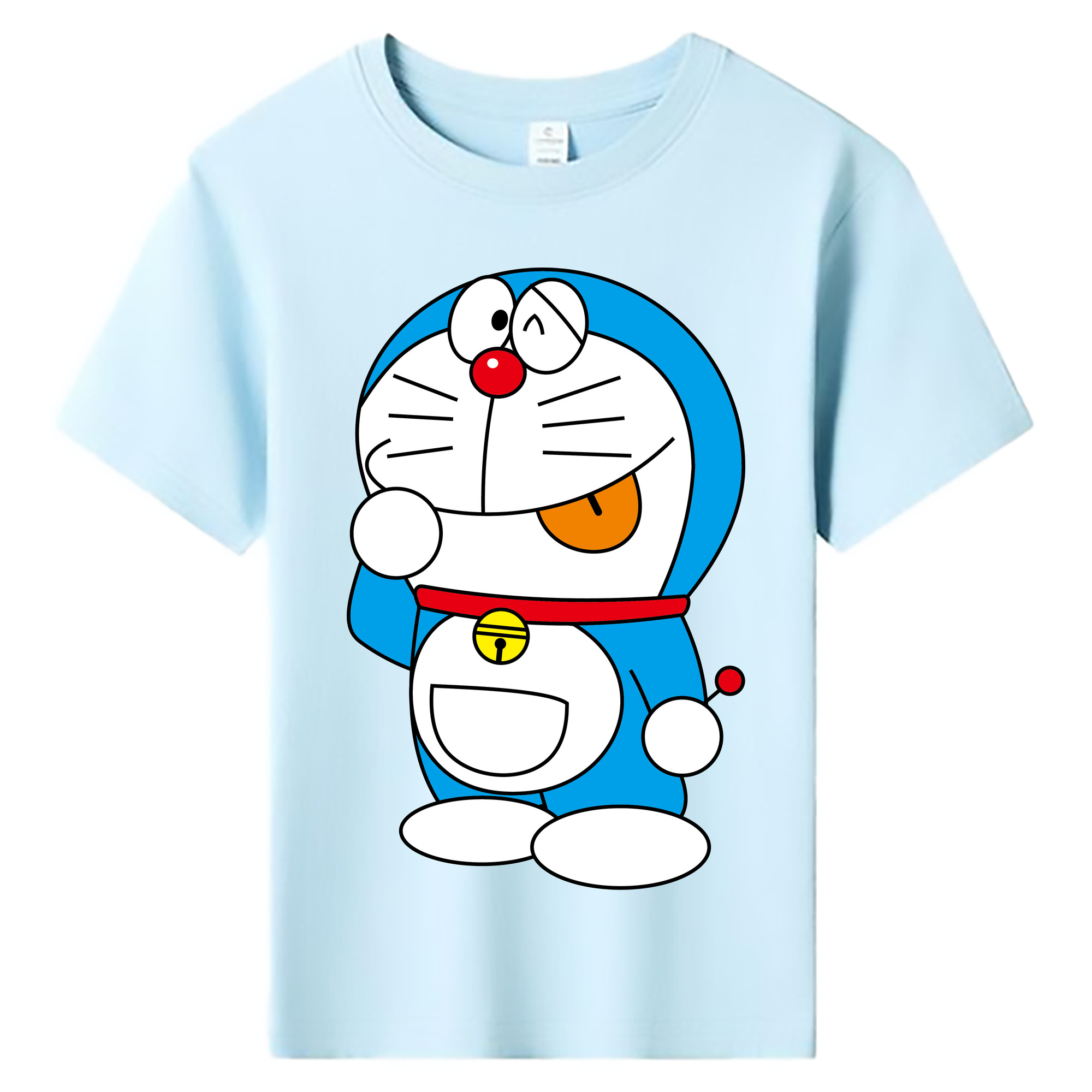 （画像用） ドラえもん Doraemon 綿100％キッズTシャツ（フロントプリント）